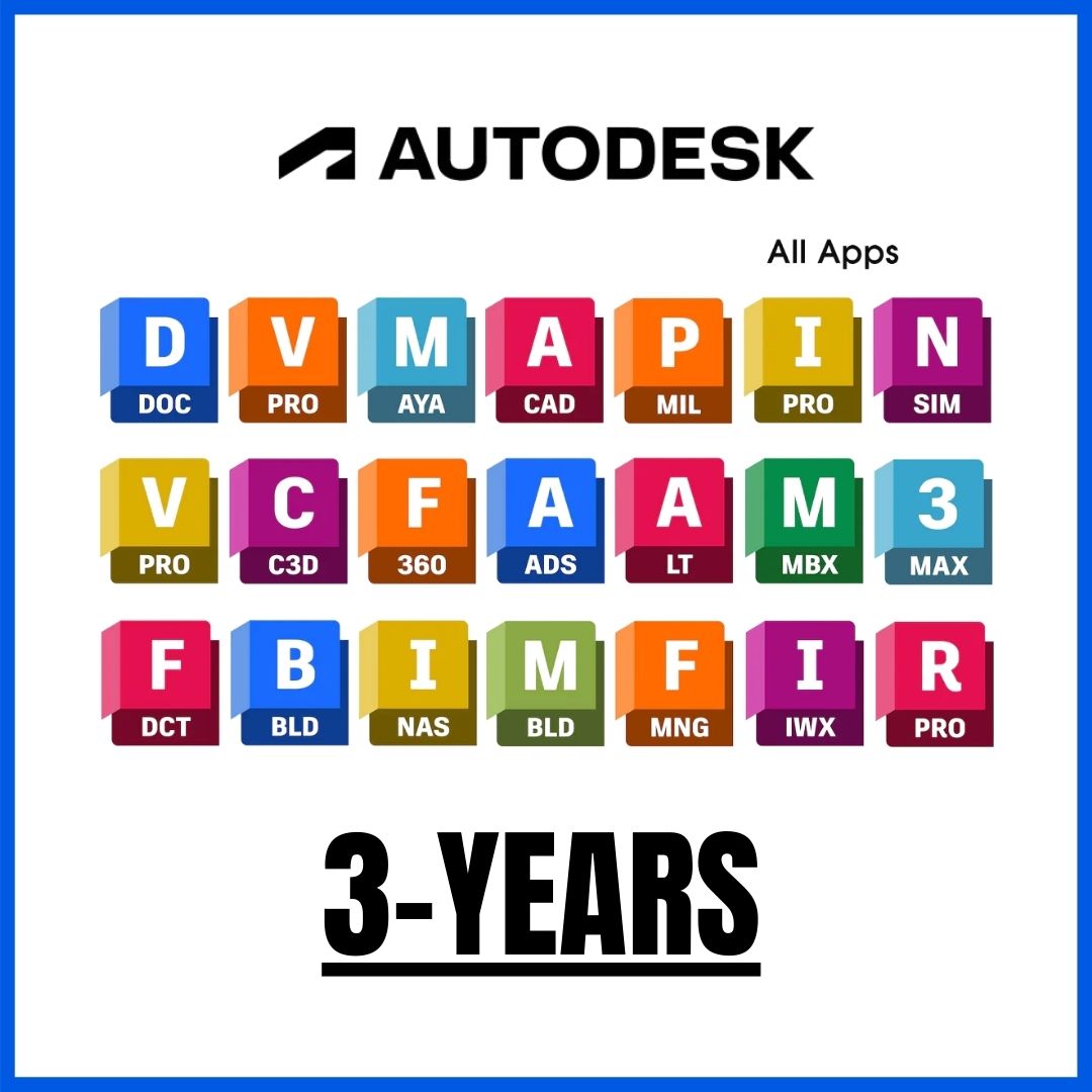 3 YEARS AUTODESK SUBSCRIPTION