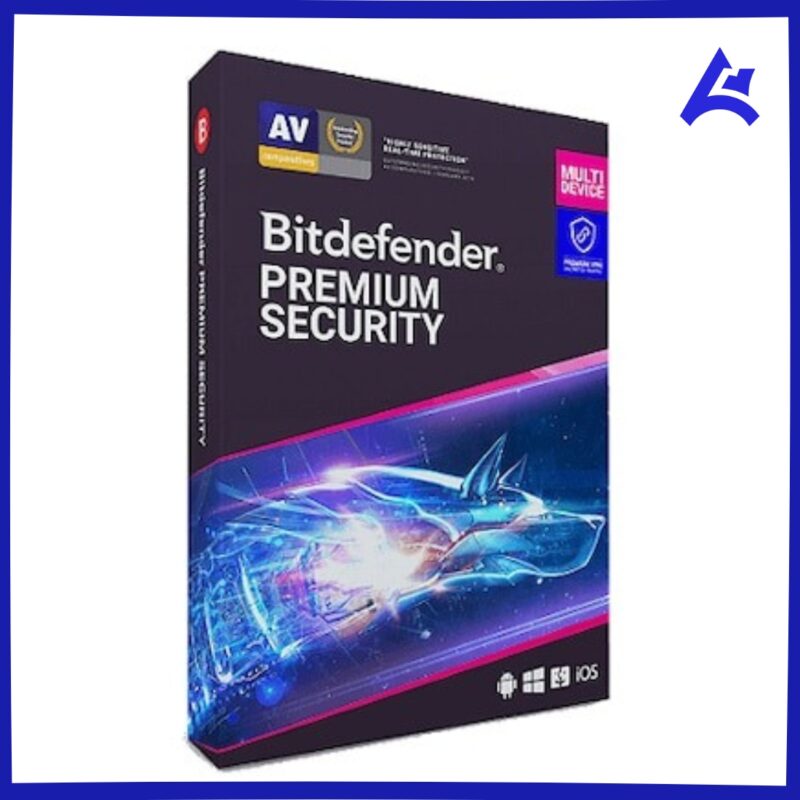 Bitdefender Premium Security (PC, Android, Mac, iOS) – 5 Devices, 1 Year | Global Activation Key
