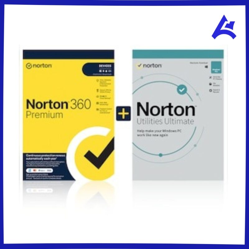 Norton 360 Premium & Utilities Ultimate – 10 Devices, 1 Year | Norton Key | EUROPE