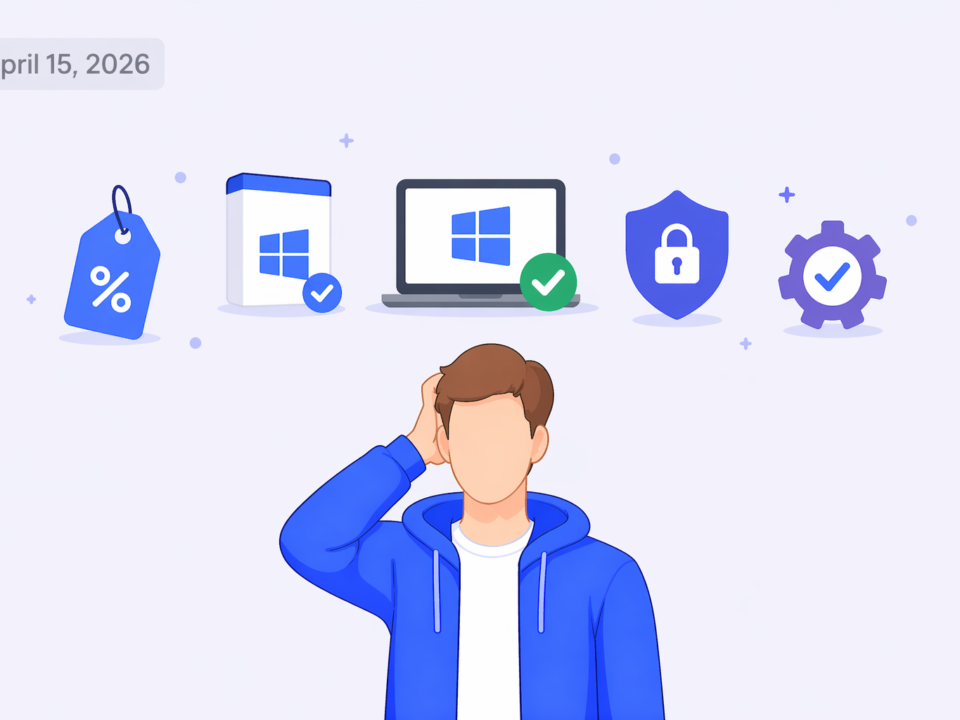 Software installation and activation support illustration