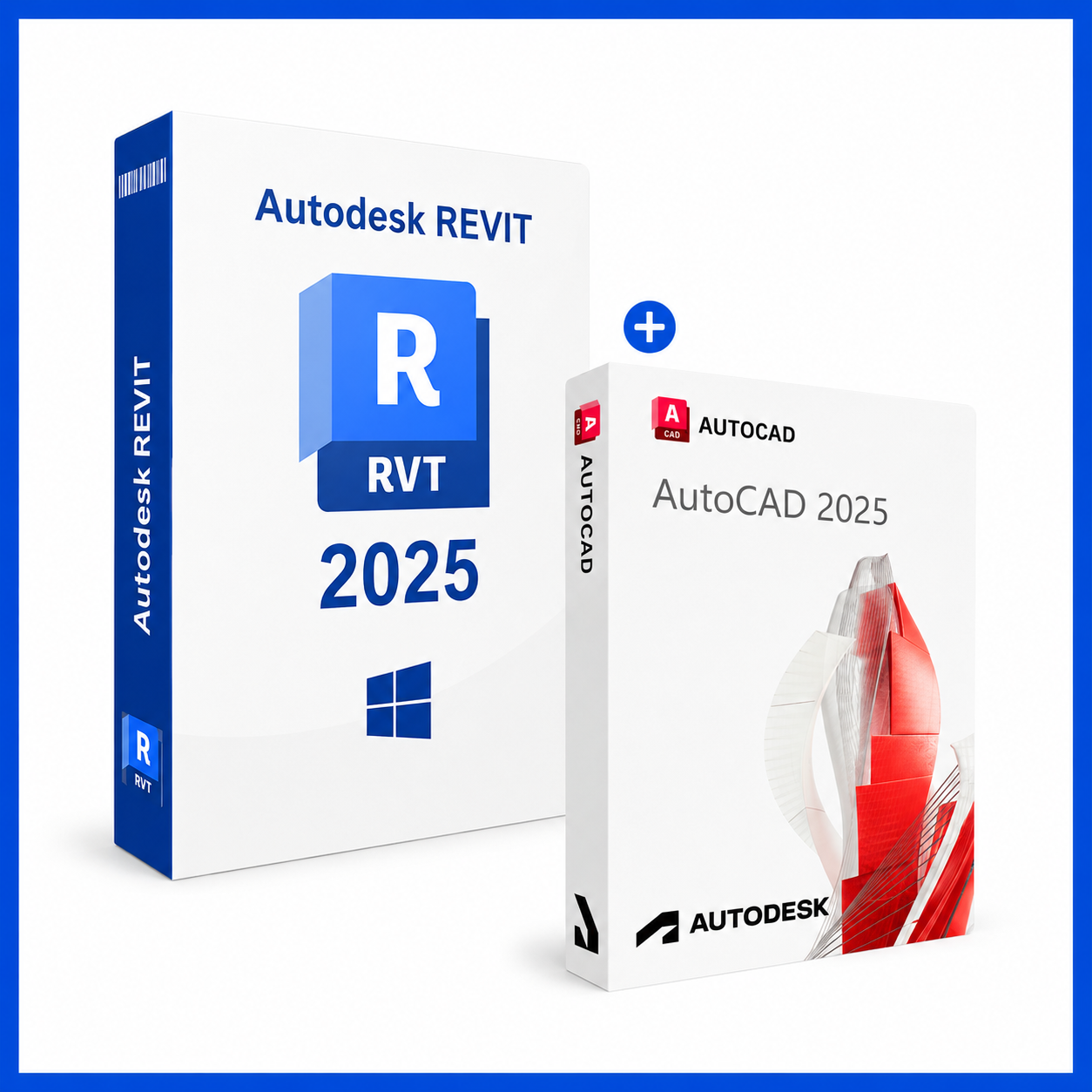 Autodesk Revit 2025 and AutoCAD 2025 bundle product image