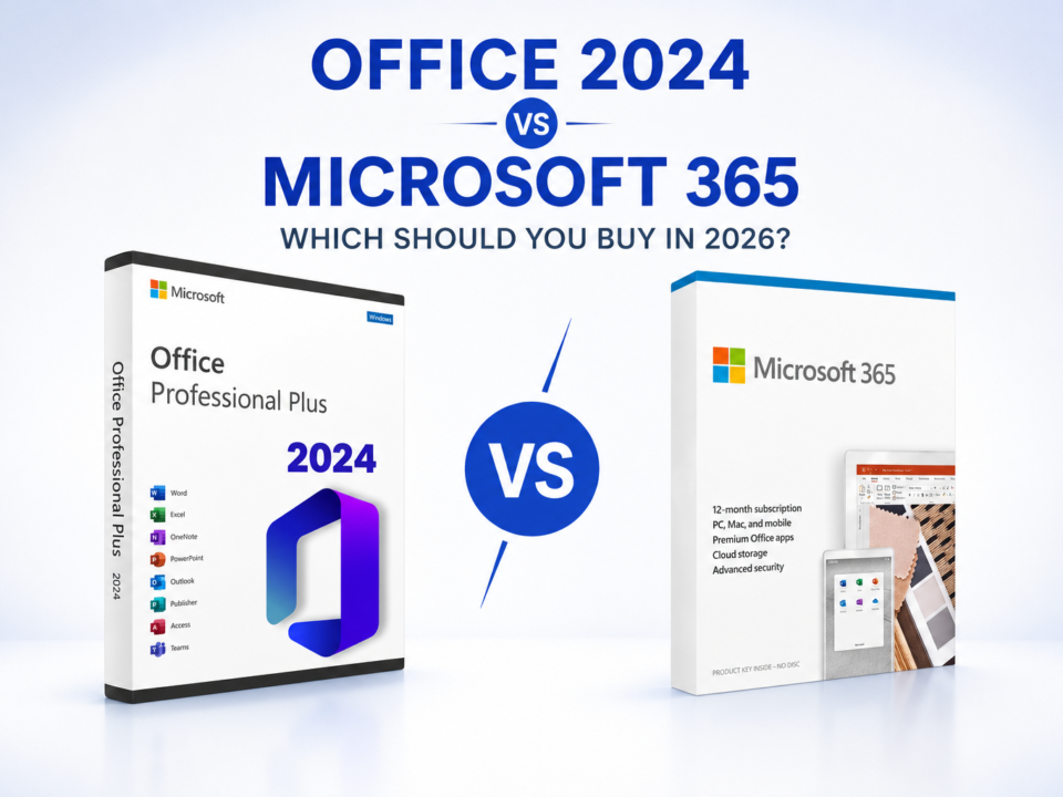 Comparison between Office 2024 and Microsoft 365 features, pricing, and licensing options