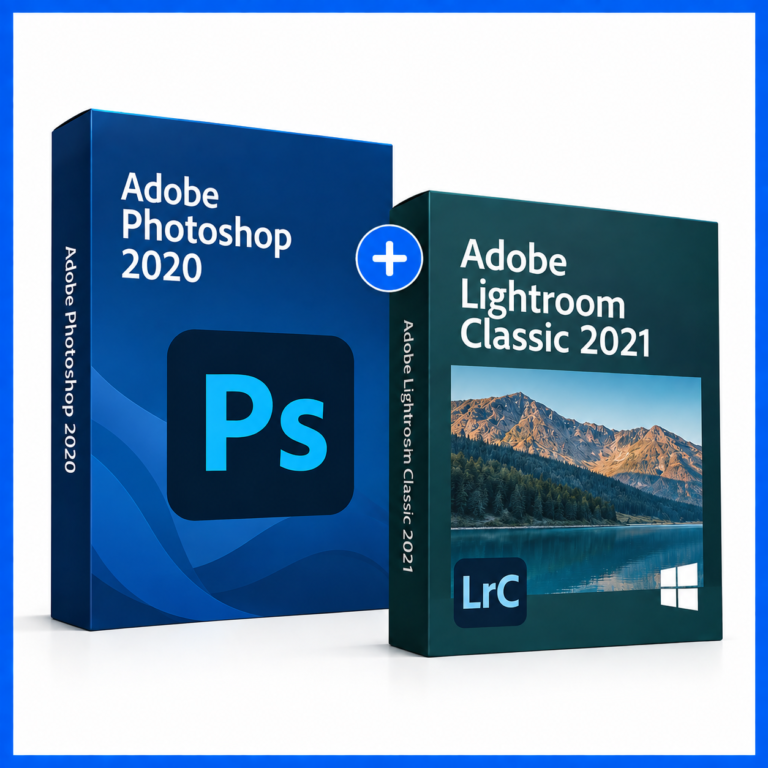 Adobe Photoshop 2020 + Lightroom Classic 2021 Bundle