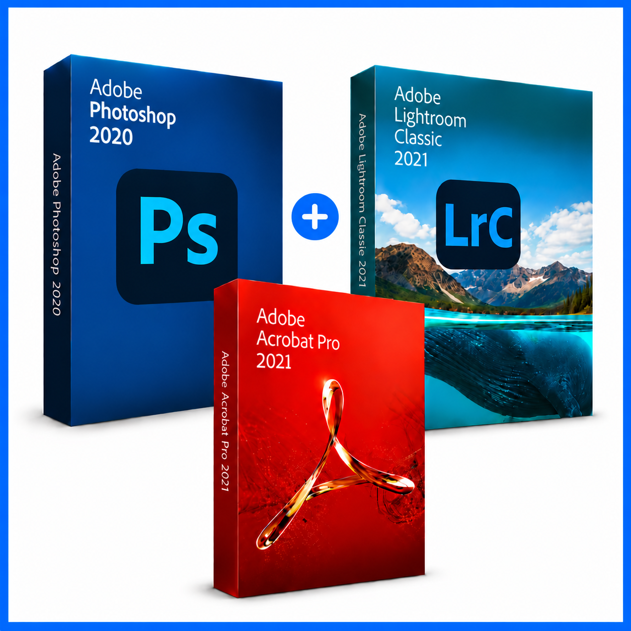 Adobe Photoshop 2020 + Lightroom + Acrobat Bundle